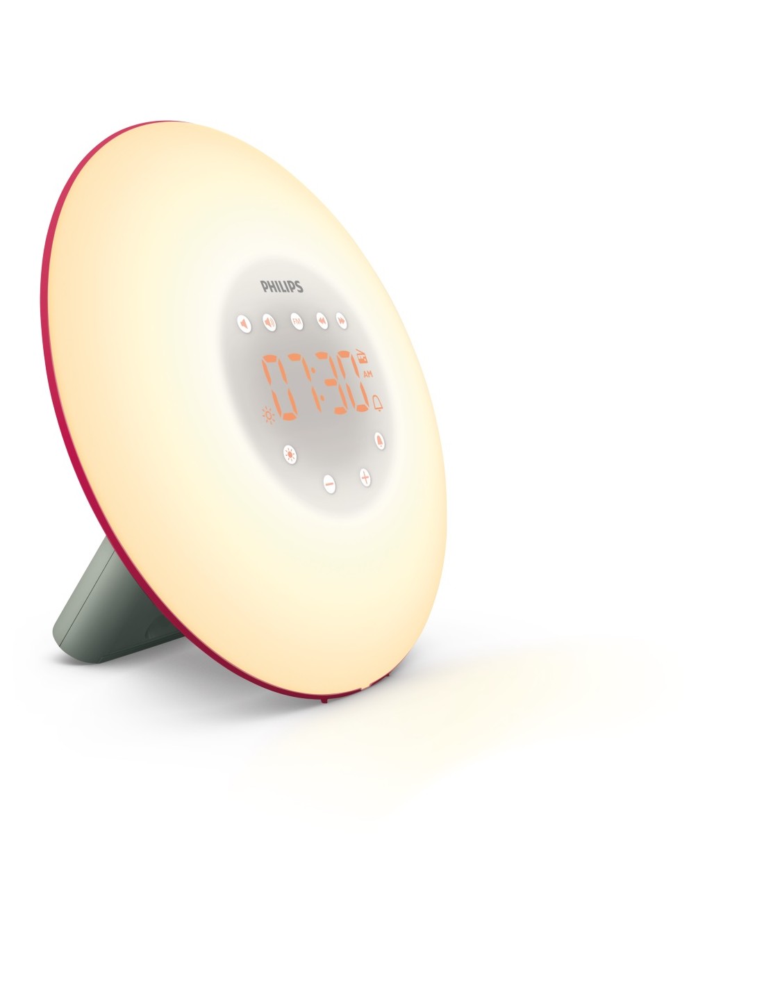  Philips WakeUp - Reloj despertador con radio y simulación de  aumento del sol, color blanco (HF3505) : Electrónica